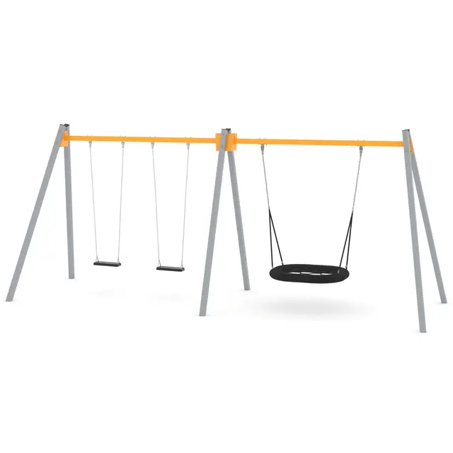 Swing kombo huskestativ 2 L225 x B675 x H275 cm 