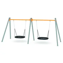 Swing dobbelt fuglerede L230 x B675 x H275 cm