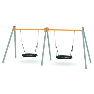 Swing dobbelt fuglerede L230 x B675 x H275 cm