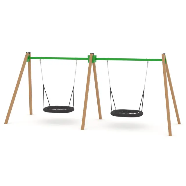 Swing dobbelt fuglerede L230 x B675 x H275 cm 