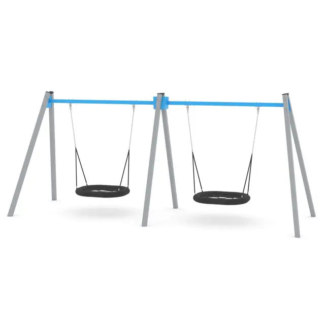 Swing dobbelt fuglerede L230 x B675 x H275 cm 