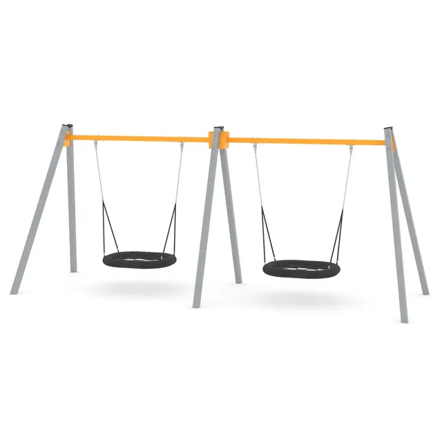 Swing dobbelt fuglerede L230 x B675 x H275 cm 