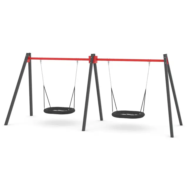 Swing dobbelt fuglerede L230 x B675 x H275 cm 