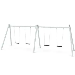 Swing firedobbelt huskestativ 2 L195 x B665 x H240 cm