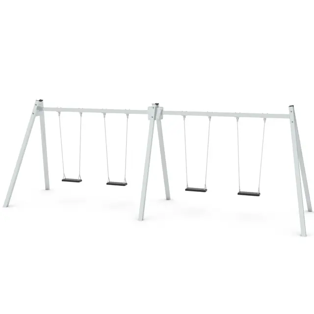 Swing firedobbelt huskestativ 2 L195 x B665 x H240 cm 
