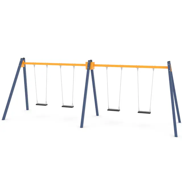 Swing firedobbelt huskestativ 2 L195 x B665 x H240 cm 