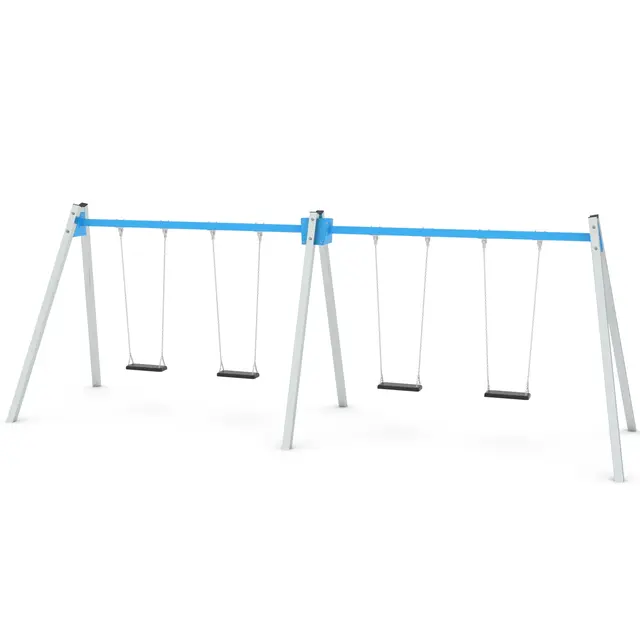 Swing firedobbelt huskestativ 2 L195 x B665 x H240 cm 