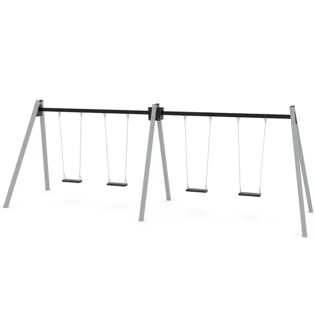 Swing firedobbelt huskestativ 2 L195 x B665 x H240 cm 
