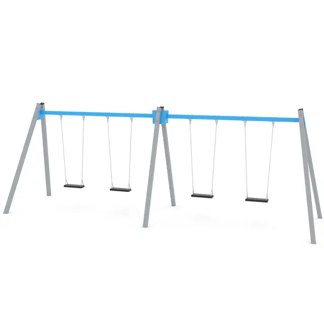Swing firedobbelt huskestativ 2 L195 x B665 x H240 cm 