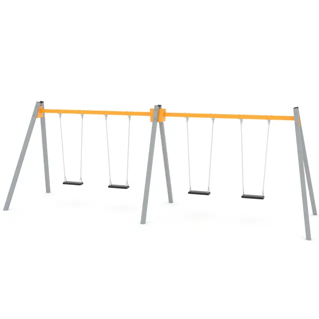 Swing firedobbelt huskestativ 2 L195 x B665 x H240 cm 