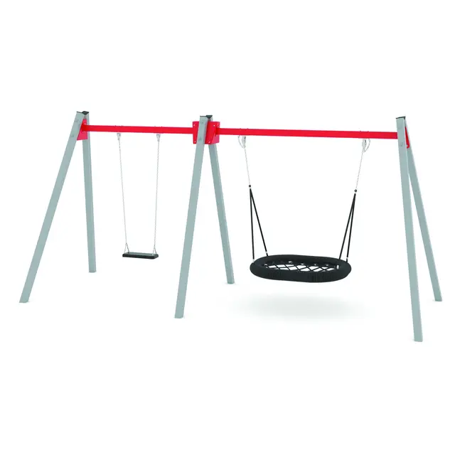 Swing fuglerede og huske L195 x B505 x H240 cm 