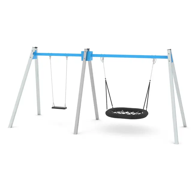Swing fuglerede og huske L195 x B505 x H240 cm 