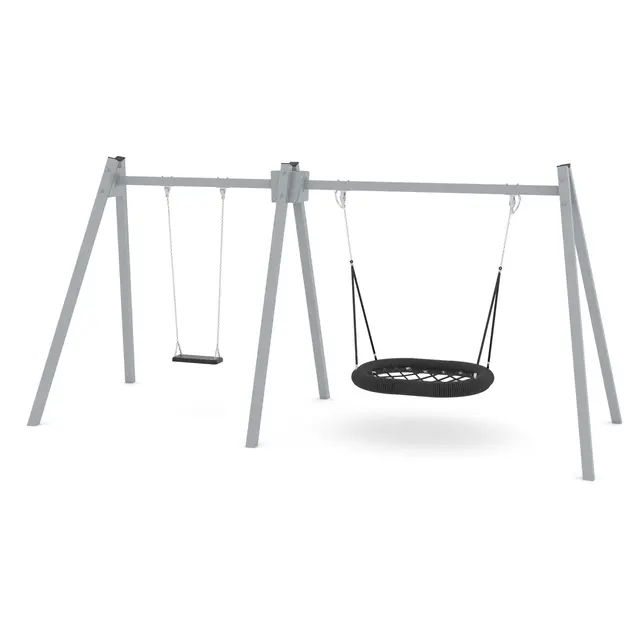 Swing fuglerede og huske L195 x B505 x H240 cm 