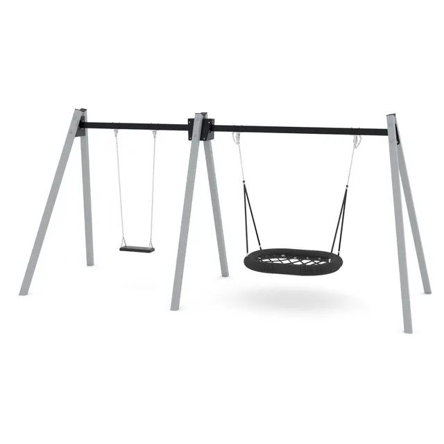 Swing fuglerede og huske L195 x B505 x H240 cm 