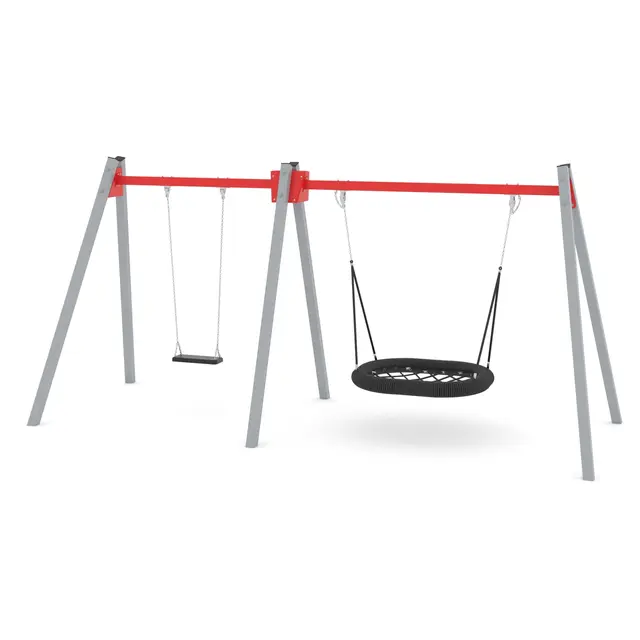Swing fuglerede og huske L195 x B505 x H240 cm 