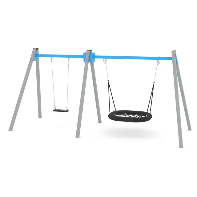 Swing fuglerede og huske L195 x B505 x H240 cm 