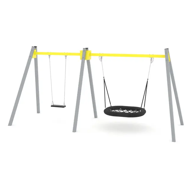Swing fuglerede og huske L195 x B505 x H240 cm 