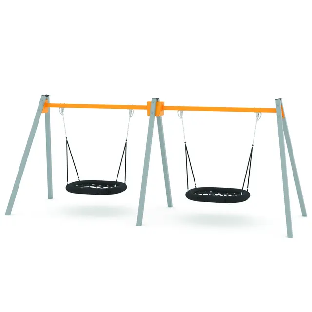 Swing dobbelt fuglerede 2 L195 x B575 x H240 cm 