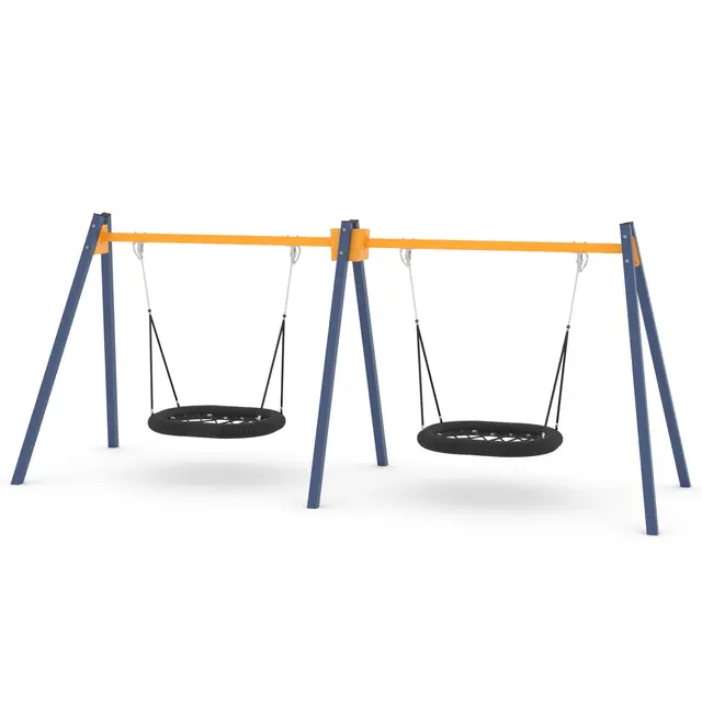 Swing dobbelt fuglerede 2 L195 x B575 x H240 cm 