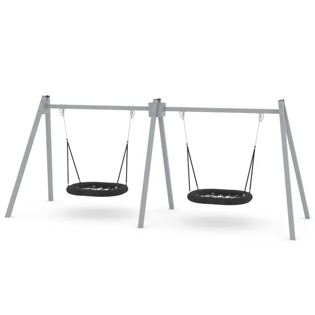 Swing dobbelt fuglerede 2 L195 x B575 x H240 cm 