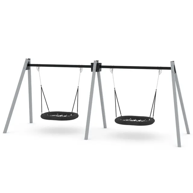 Swing dobbelt fuglerede 2 L195 x B575 x H240 cm 