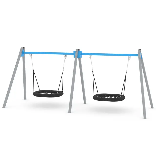 Swing dobbelt fuglerede 2 L195 x B575 x H240 cm 