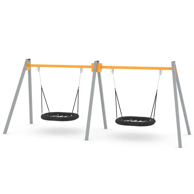 Swing dobbelt fuglerede 2 L195 x B575 x H240 cm 