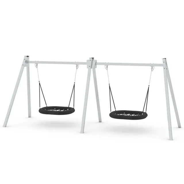 Swing dobbelt fuglerede 2 L195 x B575 x H240 cm 