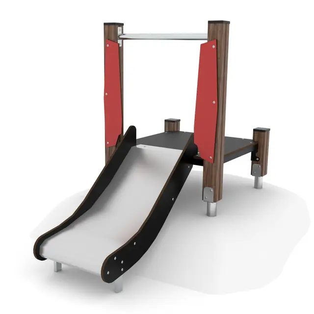 Solo sklie med platform i tre 1 L168 x B84 x H141 cm 