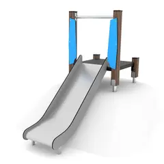 Solo sklie med platform i tre 2 L203 x B84 x H171 cm