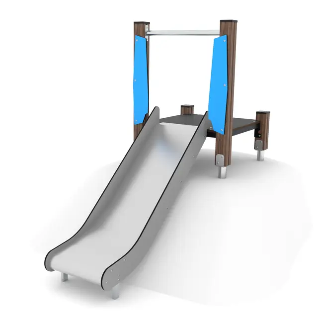 Solo sklie med platform i tre 2 L203 x B84 x H171 cm 