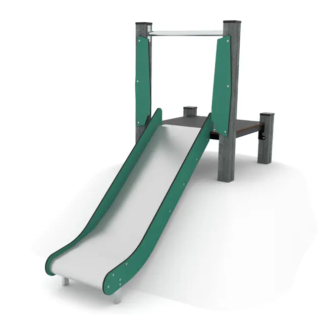 Solo sklie med platform i tre 2 L203 x B84 x H171 cm 