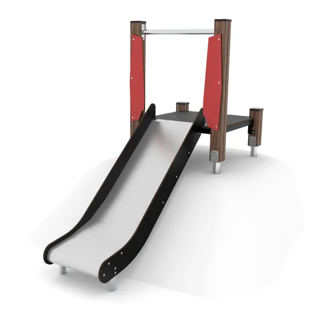 Solo sklie med platform i tre 2 L203 x B84 x H171 cm 