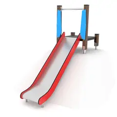 Solo sklie med platform i tre 3 L239 x B84 x H201 cm