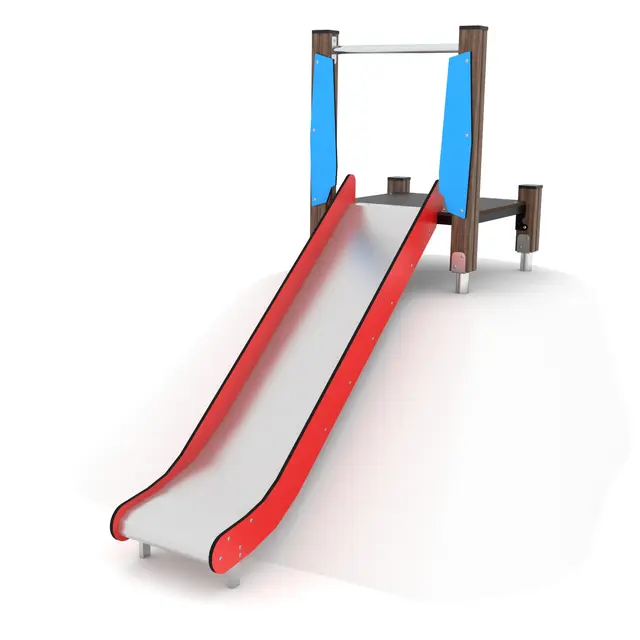 Solo sklie med platform i tre 3 L239 x B84 x H201 cm 