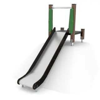 Solo sklie med platform i tre 3 L239 x B84 x H201 cm