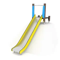 Solo sklie med platform i tre 4 L285 x B84 x H231 cm