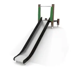 Solo sklie med platform i tre 4 L285 x B84 x H231 cm