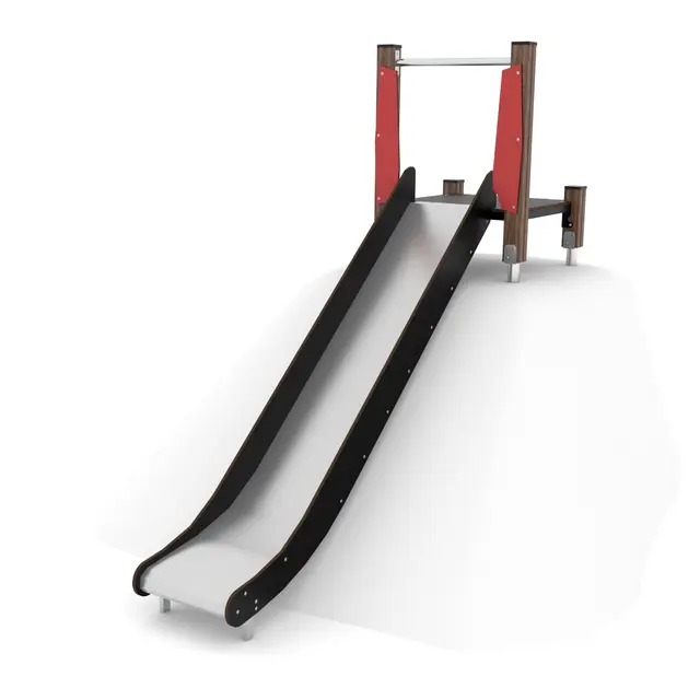 Solo sklie med platform i tre 4 L285 x B84 x H231 cm 
