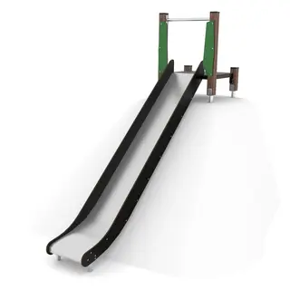 Solo sklie med platform i tre 5 L321 x B84 x H261 cm