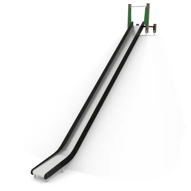 Solo sklie med platform i tre 8 L635 x B84 x H480 cm 