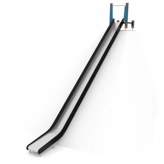 Solo sklie med platform i tre 8 L635 x B84 x H480 cm 