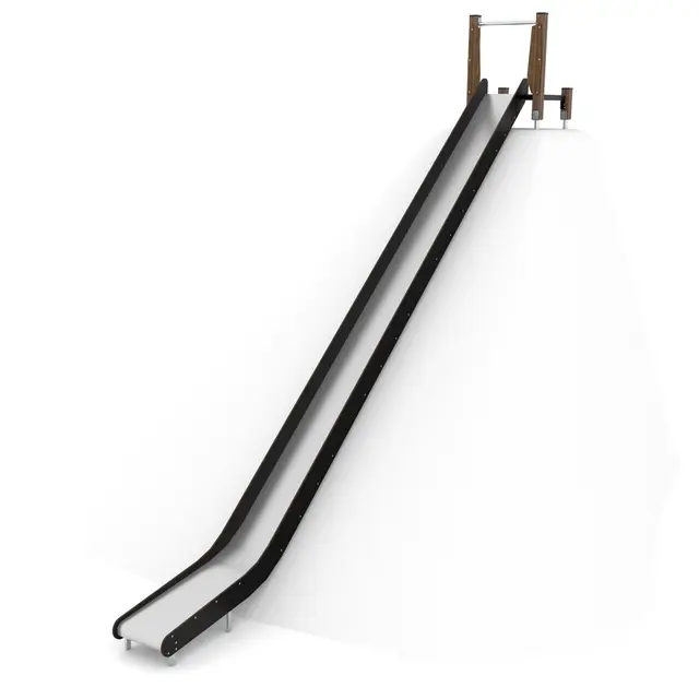 Solo sklie med platform i tre 8 L635 x B84 x H480 cm 
