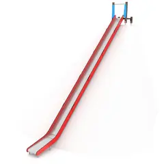Solo sklie med platform i tre 9 L755 x B84 x H581 cm