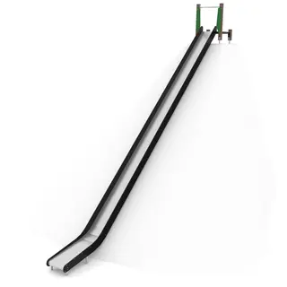 Solo sklie med platform i tre 9 L755 x B84 x H581 cm