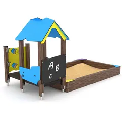 Solo lekehus med sandkasse L348 x B171 x H191 cm