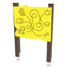Solo lekepanel labyrint L84 x B11 x H130 cm