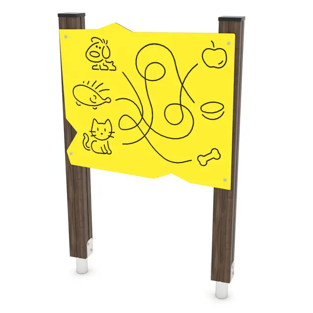 Solo lekepanel labyrint L84 x B11 x H130 cm 