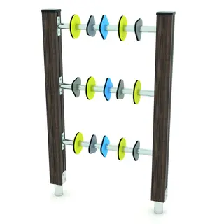 Solo lekepanel kuleramme i tre L84 x B15 x H130 cm