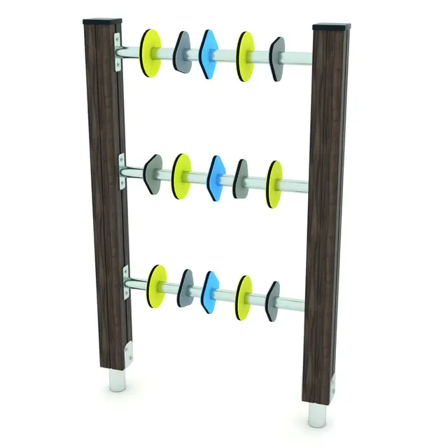 Solo lekepanel kuleramme i tre L84 x B15 x H130 cm 